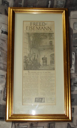Gold wood glass framed - gold,