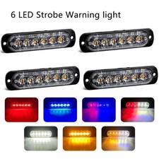 6 LED Car Strobe Grille Lights