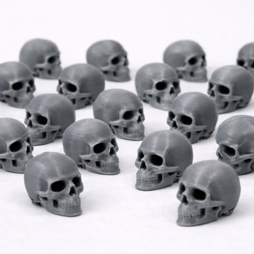 Skulls 50pcs 7mm - , miniature