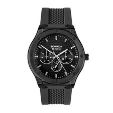 Sekonda Gents Titan 42mm Watch with Black Case Black Strap Model 30234