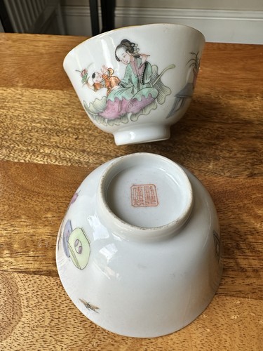 Pair antique chinese - pair,