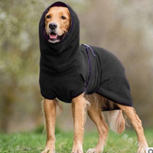 Pet dog bathrobe towel - dog,