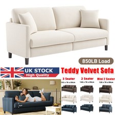 Teddy Velvet Sofa 2/3 Seater