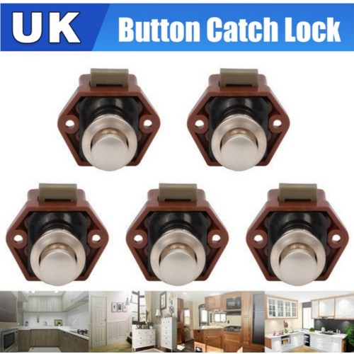 Push button catch lock - button,