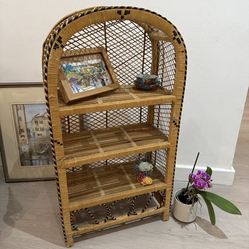 Vintage rattan wicker tier - vintage,
