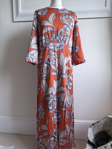 Fee orange floral - g,