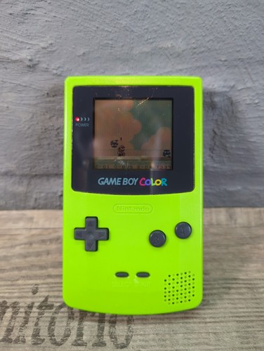 Nintendo game boy colour lime - nintendo,