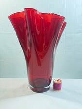 Large Ruby Red glass