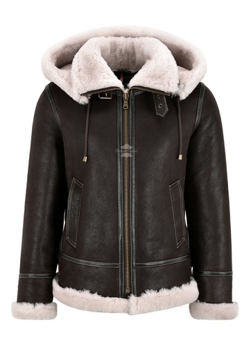 Ladies sheepskin jacket - sheepskin, b3