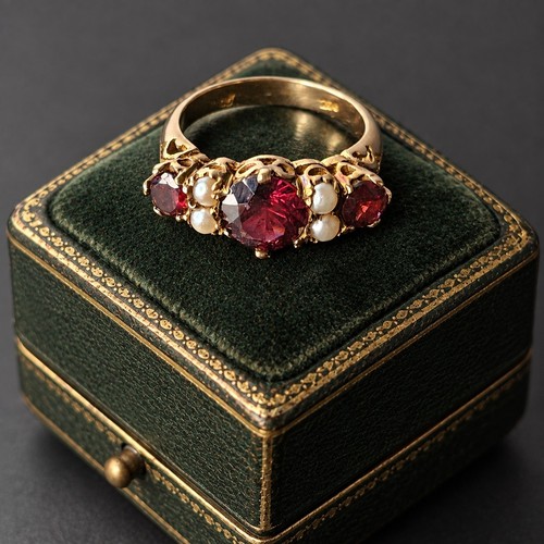 Vintage 9ct gold natural - vintage,