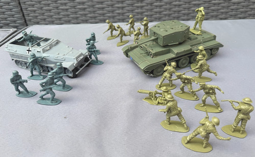 Airfix vintage poly half track - vintage,