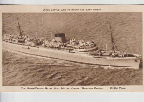 Union castle line stirling - union, 'stirling