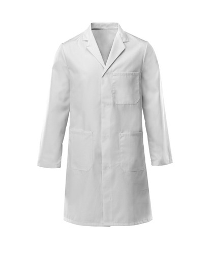 Mens white poly - mens, poly/cotton