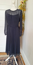 L.K. Bennett Avery Dress Navy