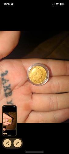 1910 edward vii gold half - gold,