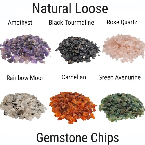 Natural crystal gemstone - crystal, chips