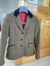 Le Beau Cheval Tweed Show Jacket Ladies Size 6/8