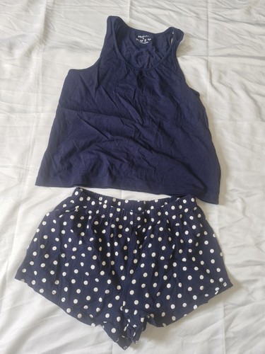 Primark ladies navy short set - navy,