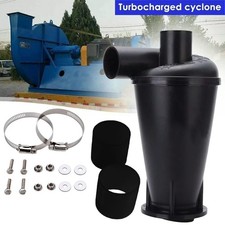 Black Cyclone Dust Collector Separator Dust Filter Kit For Woodwork Accessories
