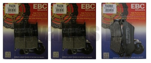 Ebc front rear - rear, brake
