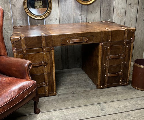 Luxury leather office - office, desk
