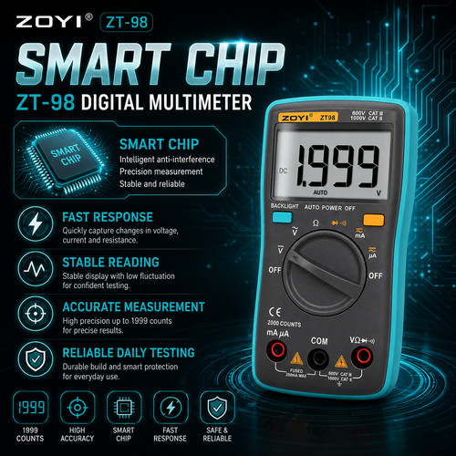 Zoyi digital multimeter - zoyi,