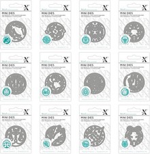 Xcut Zodiac Signs, Pack of 12 Mini Dies - Collection of Astrological Signs...