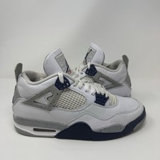 Nike Air Jordan 4 Retro Mid Midnight Navy SZ 9.5 DH6927-140 OG IV Cement Shoes
