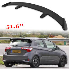 51.6'' Carbon Rear Trunk Window Roof Spoiler Wing Lip For Toyota Yaris Hatchback