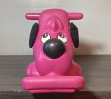 Vintage Little Tikes Pink Dog Rocker Riding Toy Made In USA