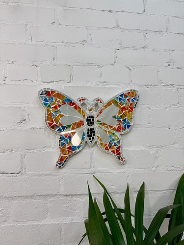 Multicolour mosaic butterfly - multicolour,