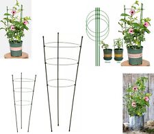 GARDEN PLANT SUPPORT RING HEAVY DUTY CONICAL DESIGN POTS SUPPORT FLOWERS STALK