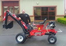 Towable Portable Backhoe Plans DIY Excavator Garden Digger Build Your Own