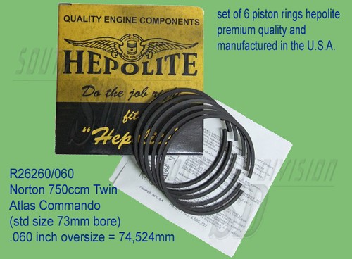 R26260 060 piston - rings,