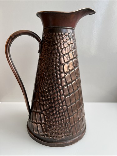 Antique copper lizard - antique,
