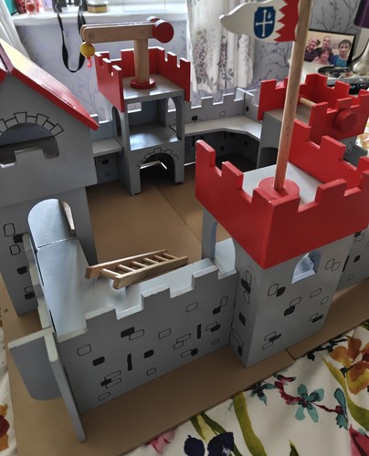 Wooden castle with - castle,