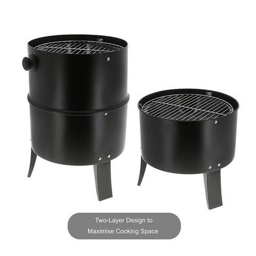 Black bbq charcoal - 3,
