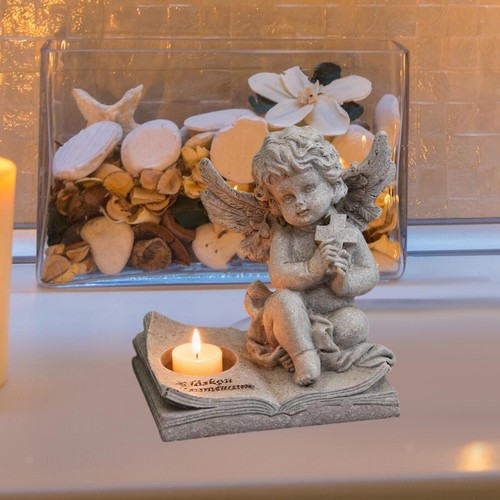 Candle holder angel tea - angel, light