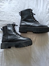 H&M Divided Ladies Black Faux