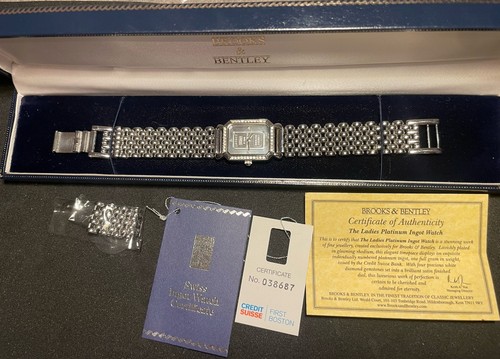 Ingot watch platinum bar - ingot,