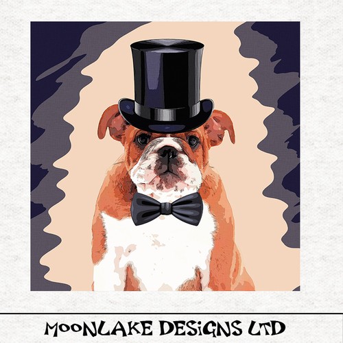Pop art bulldog - pop,