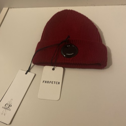 Company beanie red with - c.p,