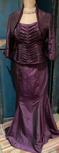 Purple skirt bolero cami - &,