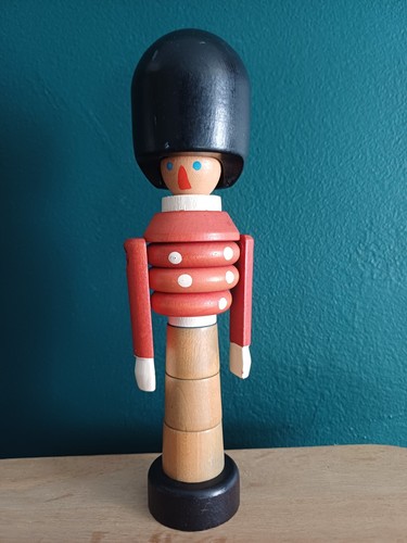 Vintage wooden guardsman - vintage,