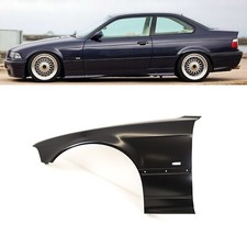 Fits BMW 3 E36 Coupe / Cabriolet 1996-1998 Front Wing Primed Left W/ Small Hole
