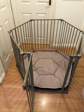 Lindam Playpen, Room Divider, Stair Gate. With Opening Gate & Wall Fixing. Used