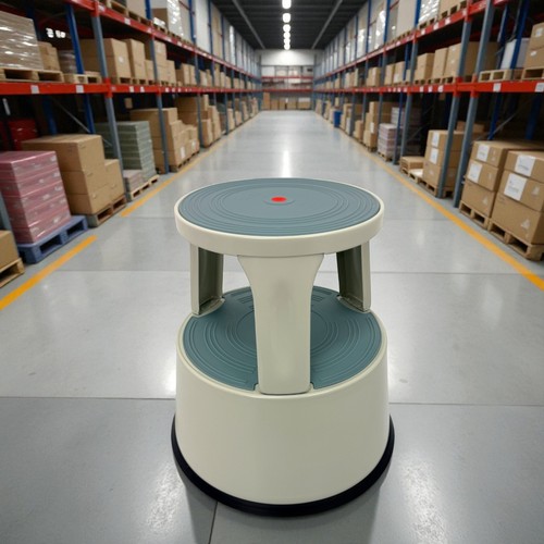 Quality grey kick step - quality, stool