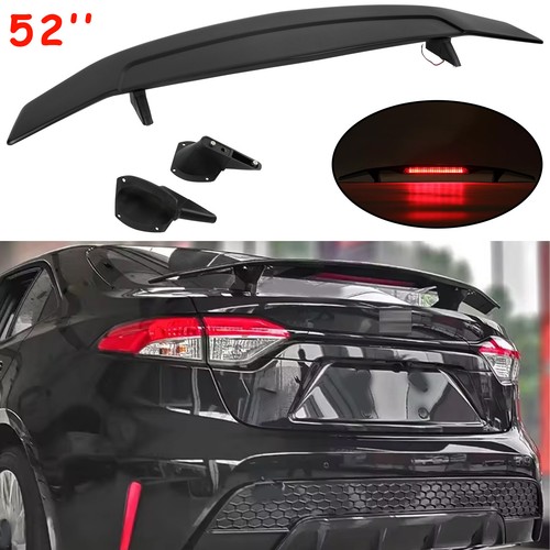 Matte rear trunk spoiler - rear,