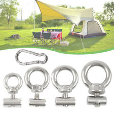 4X Stainless Steel Awning Rail Stoppers 6mm Stops Motorhome Campervan Caravan