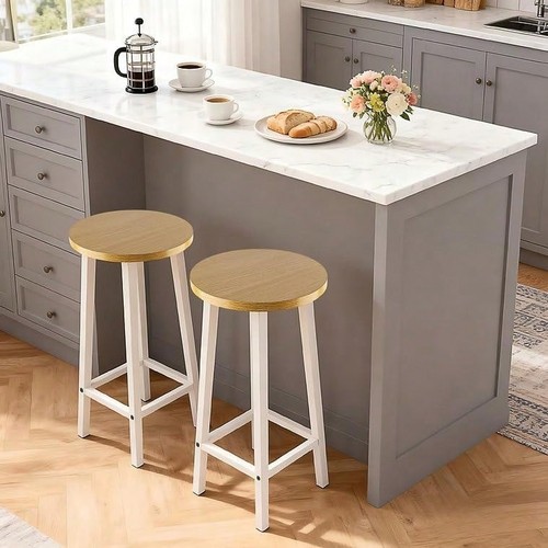 Set wooden bar stools - bar,